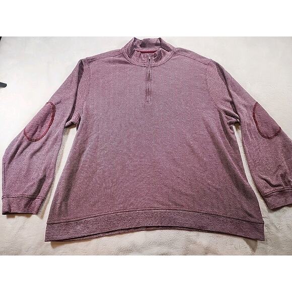 Ocean & Coast Comfort 1/4 Zip Pullover in Burgundy,‎ Men's size Xxl - Picture 1 of 7